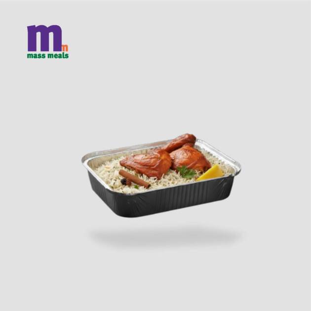 وجبة ساخنة - نصف دجاجة مع مياة وتمر